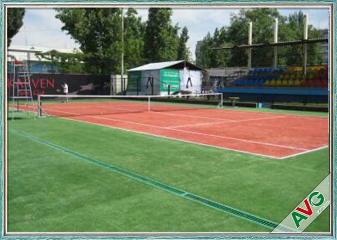 ITF Standard Tennis Synthetic Grass ، ملعب تنس Fake Grass PP + NET Backing 0