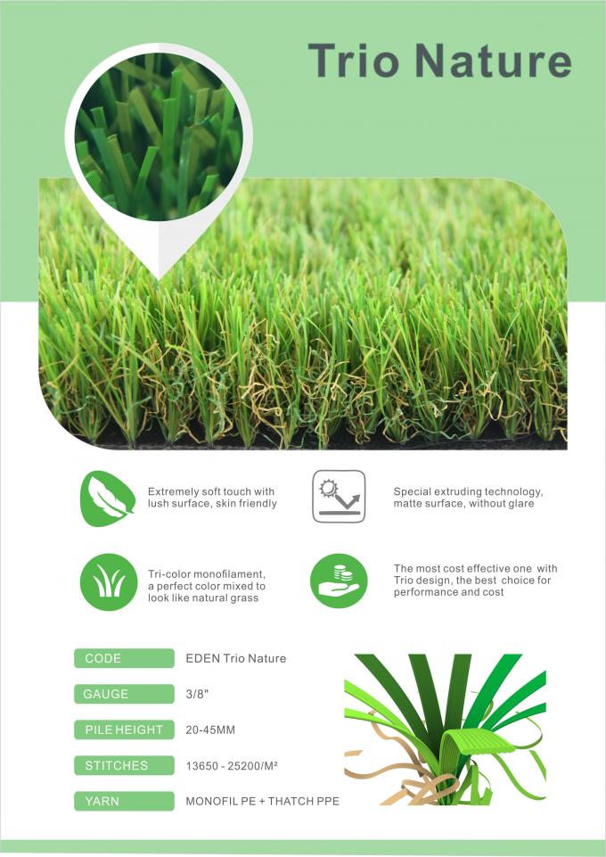 نوعية جيدة زخرفة الحديقة العشب الاصطناعي سعر العشب الاصطناعي للمناظر الطبيعية دعم THZ 0