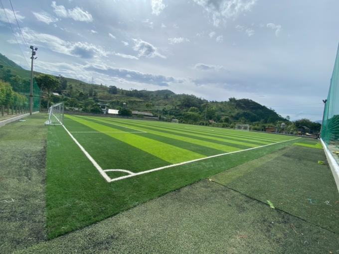 55 مم ارتفاع قياسي محترف لكرة القدم العشب الاصطناعي 2.0 متر عرض لفة 0