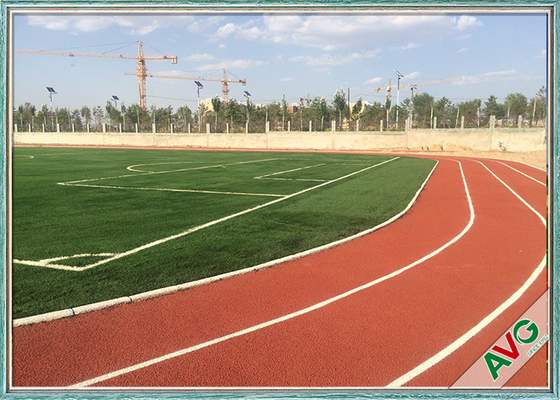 الصين هيكل فريد من نوعه ليفية لكرة القدم عشب اصطناعي 12000 سطح امتلاء Dtex المزود