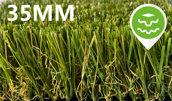 الصين 35mm ارتفاع حديقة العشب الاصطناعي سياج العشب الاصطناعي المزود