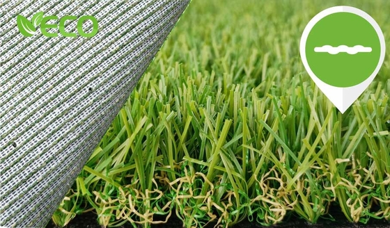 العشب الاصطناعي البلاستيكي 35 مم Gazon Artificiel Synthetic Grass ECO Backing for Garden المزود