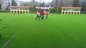 العشب الاصطناعي في الهواء الطلق للملاعب ، العشب الاصطناعي للملاعب PE Materal المزود