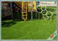 عالية الكثافة الطبيعية المظهر ملعب العشب الاصطناعي آمنة للأطفال المزود